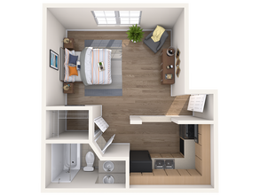 0A Studio WE-211A floor plan